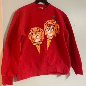 Billionaire Boys Club Red Tiger Tiger M Sweatshirt